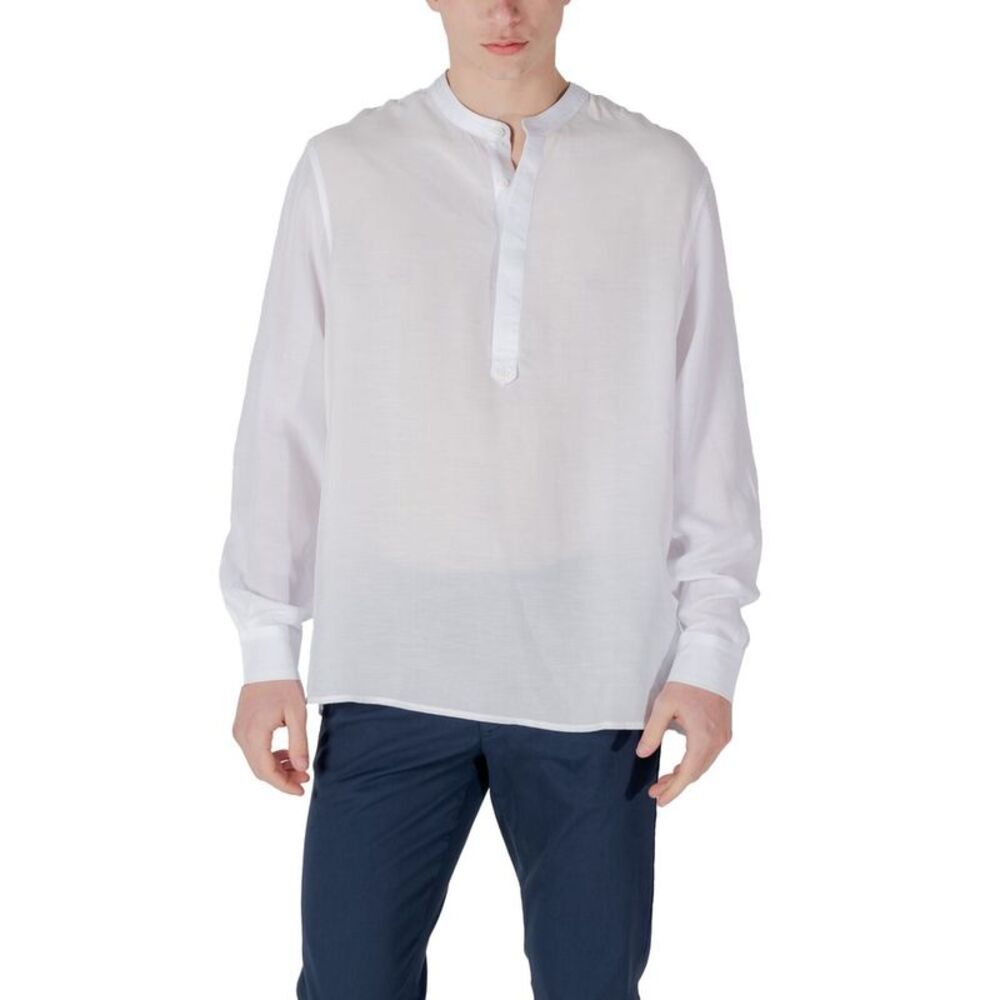 Antony Morato White Lyocell Men's Shirt
